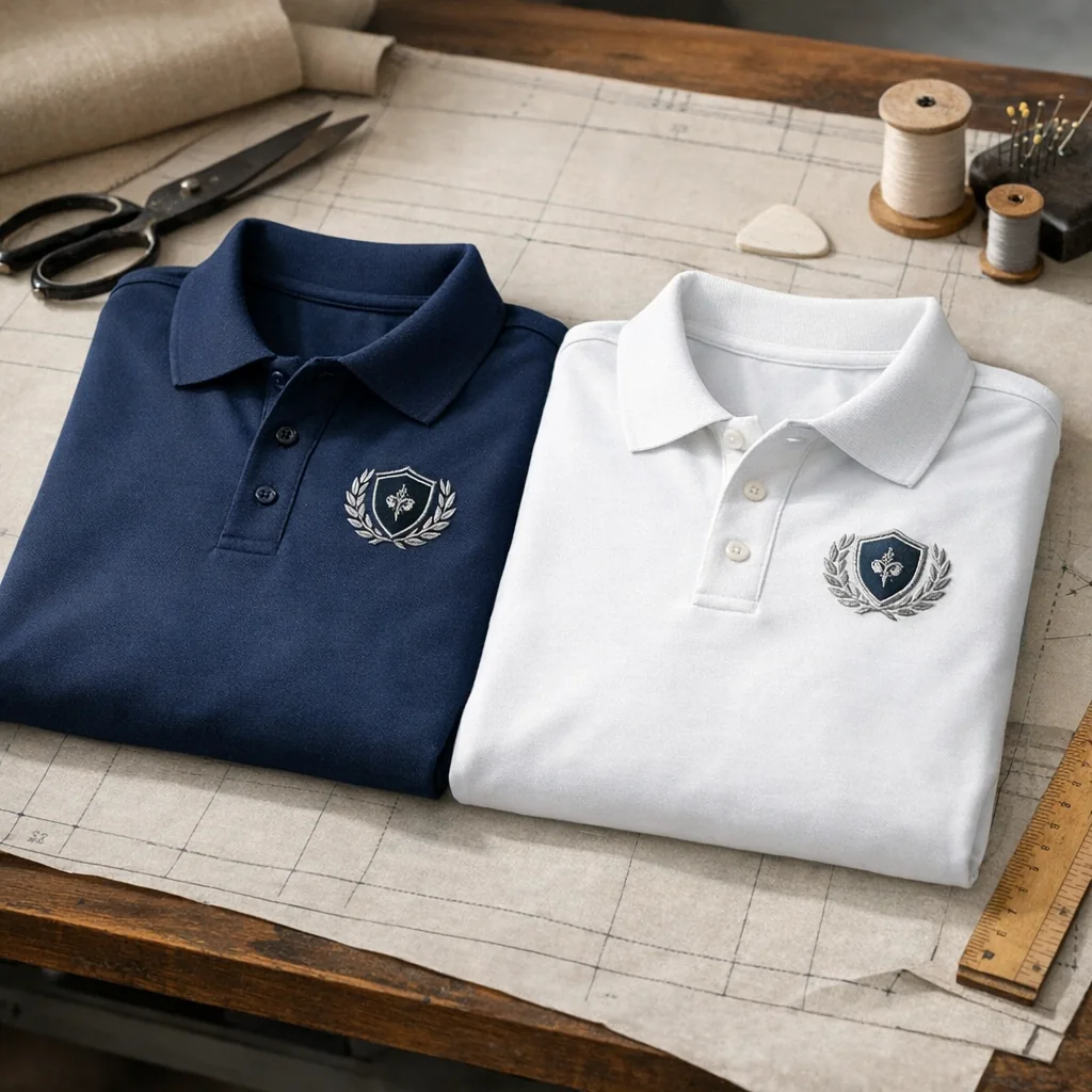 Koszulki polo z eleganckim haftem firmowym