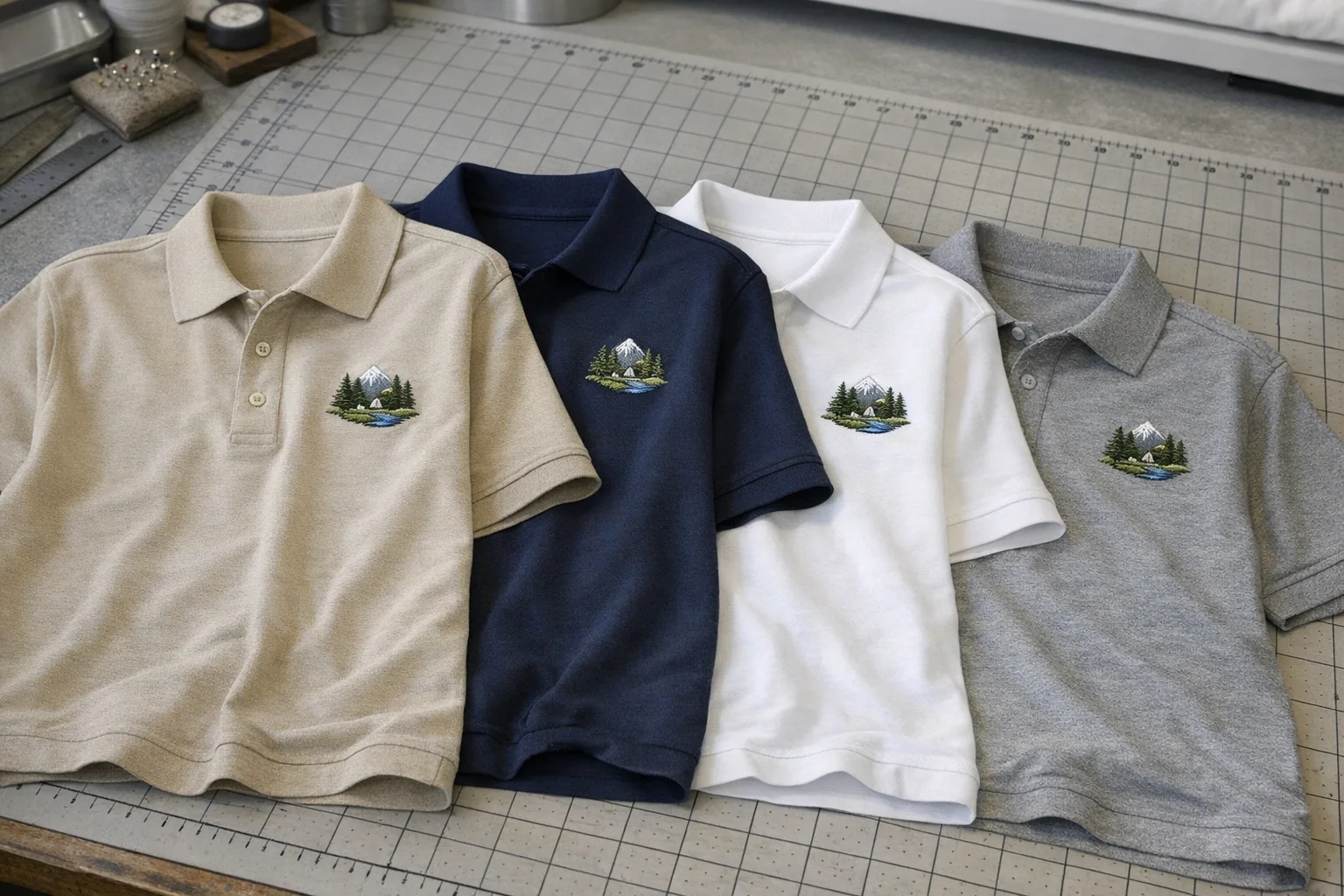 Odzież firmowa po znakowaniu haftem